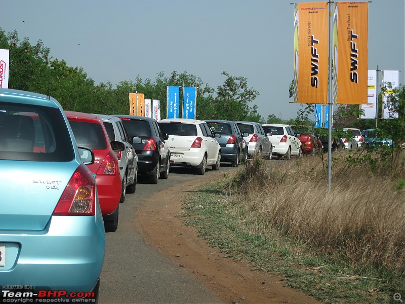 Maruti Swift trying to set a Guinness Record. Edit: Badly Organized. Details on Pg 4-swift-event-064.jpg