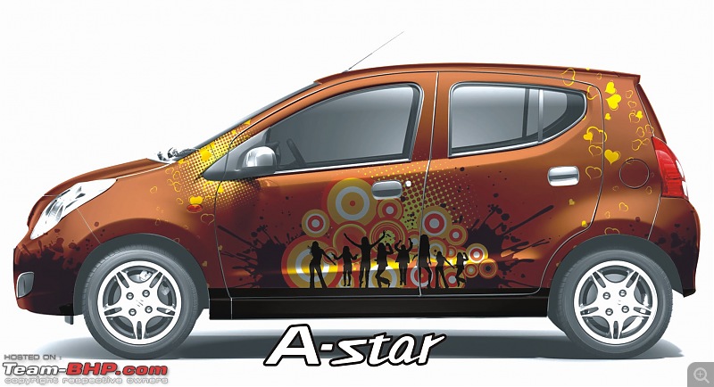 Maruti A-Star : Now with a choice of 16 body wrap stickers!-dazzler.jpg