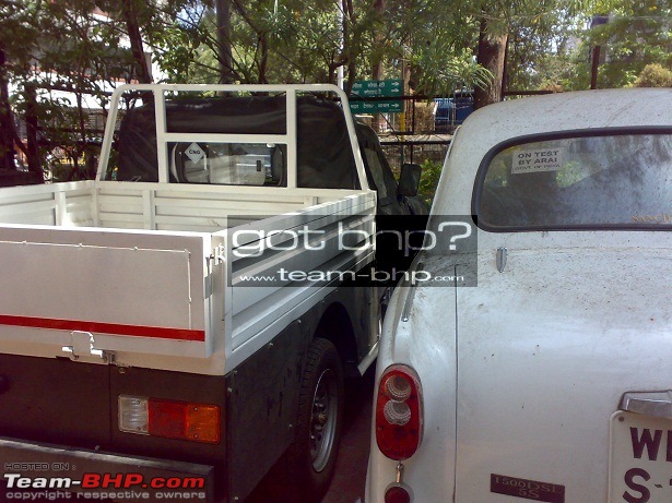 OMG Scoop Pics! HM Ambassador PICK-UP TRUCK spotted. EDIT : Launched as the Veer!-image_7.jpg