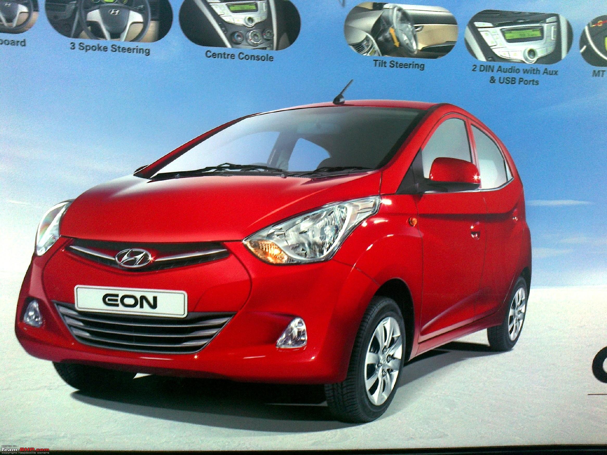 Hyundai EON Now Launched! Prices between 2.7L - 3.71L Ex-Delhi! - Page ...