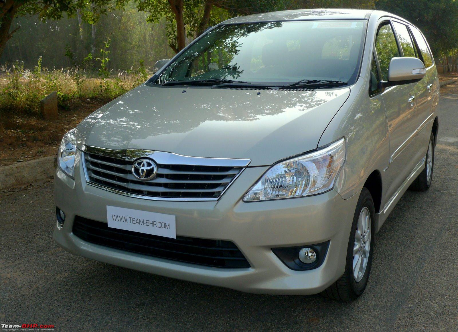 A close look at the 2012 Toyota Innova facelift - Team-BHP