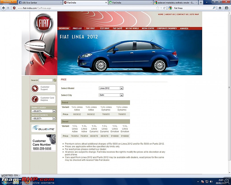 Fiat Linea & Punto 2012 Models - Now Launched-fiat-price-list.jpg