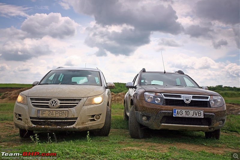 Renault (including Duster Unveil) @ Auto Expo 2012 - EDIT: Now launched at 7.19 Lacs-daciadustervsvolkswagentiguan102.jpg