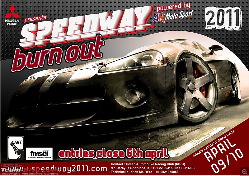 Speedway 2011 : Mumbai drag races on 22nd & 23rd January!-burnout.jpg