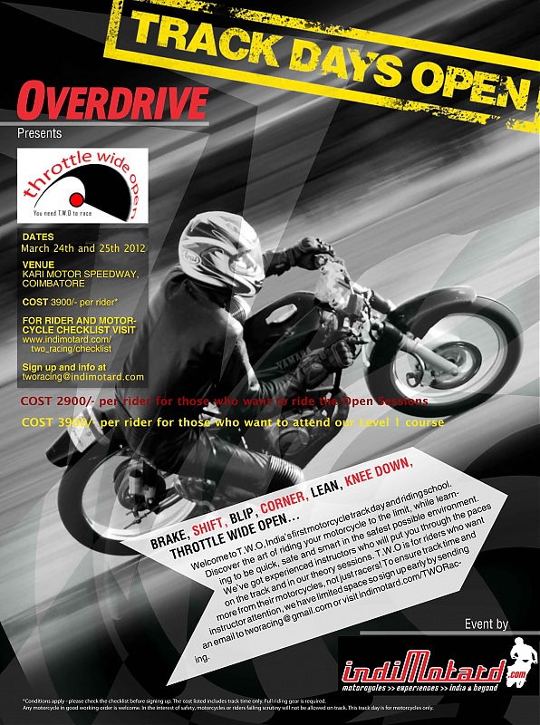 Track day and Training for bikers at Coimbatore (24-25 March, 2012)-march24th2012-two-poster.jpg