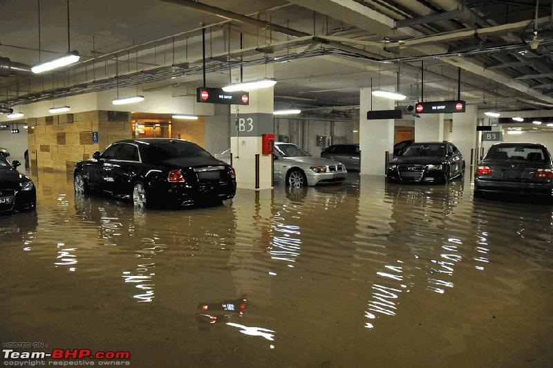 Ill-treated Supercars from around the world-singaporeflood3.jpg