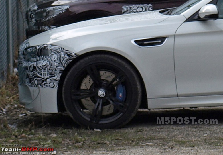 2014 BMW F10 5 Series Facelift - Caught Undisguised in China!-f10m5lci1.jpg