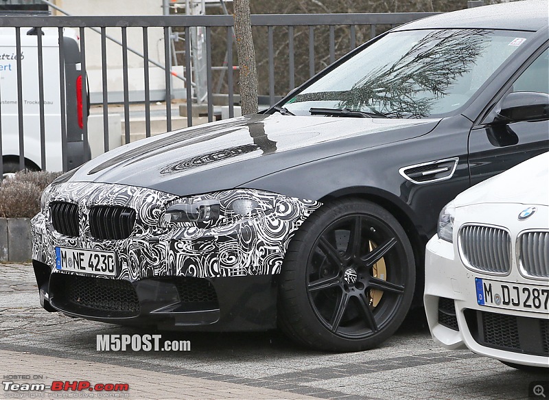2014 BMW F10 5 Series Facelift - Caught Undisguised in China!-m5-face-1.jpg