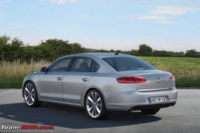 Spy shots: Next-gen 2015 VW Passat spotted for the 1st time-newvwpassatrear.jpg