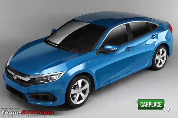 10th-gen Honda Civic will have a 1.5L turbocharged heart! EDIT: Concept revealed-novocivic20163dcarplace1620x413.jpg