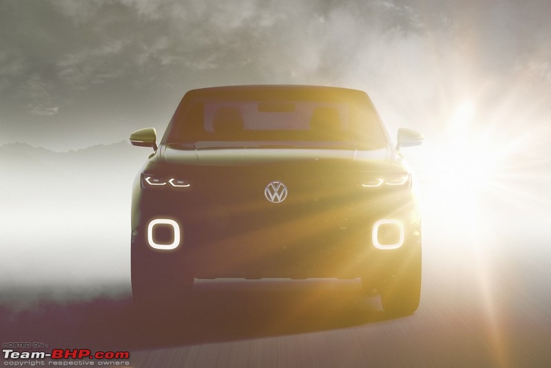 Volkswagen T Cross - A compact crossover based on the Polo. EDIT: Now unveiled-wcfgenevamotorshowvwsmallcrossoverconceptteaser.jpg