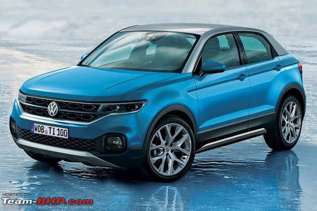 Volkswagen T Cross - A compact crossover based on the Polo. EDIT: Now unveiled-vwtcross-1.jpg