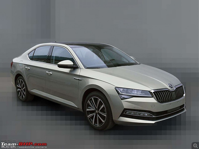 Spy Pics: 2019 Skoda Superb Facelift-1.jpg