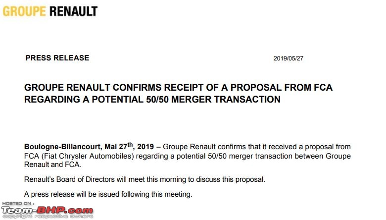 Renault & Fiat-Chrysler initiate merger talks. EDIT: Fiat pulls out-1.jpg