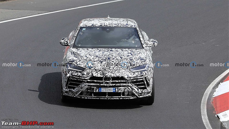 Lamborghini Urus being prepared for midlife facelift in 2022. EDIT: Unveiled-lamborghiniurusevonewspyphoto.jpg