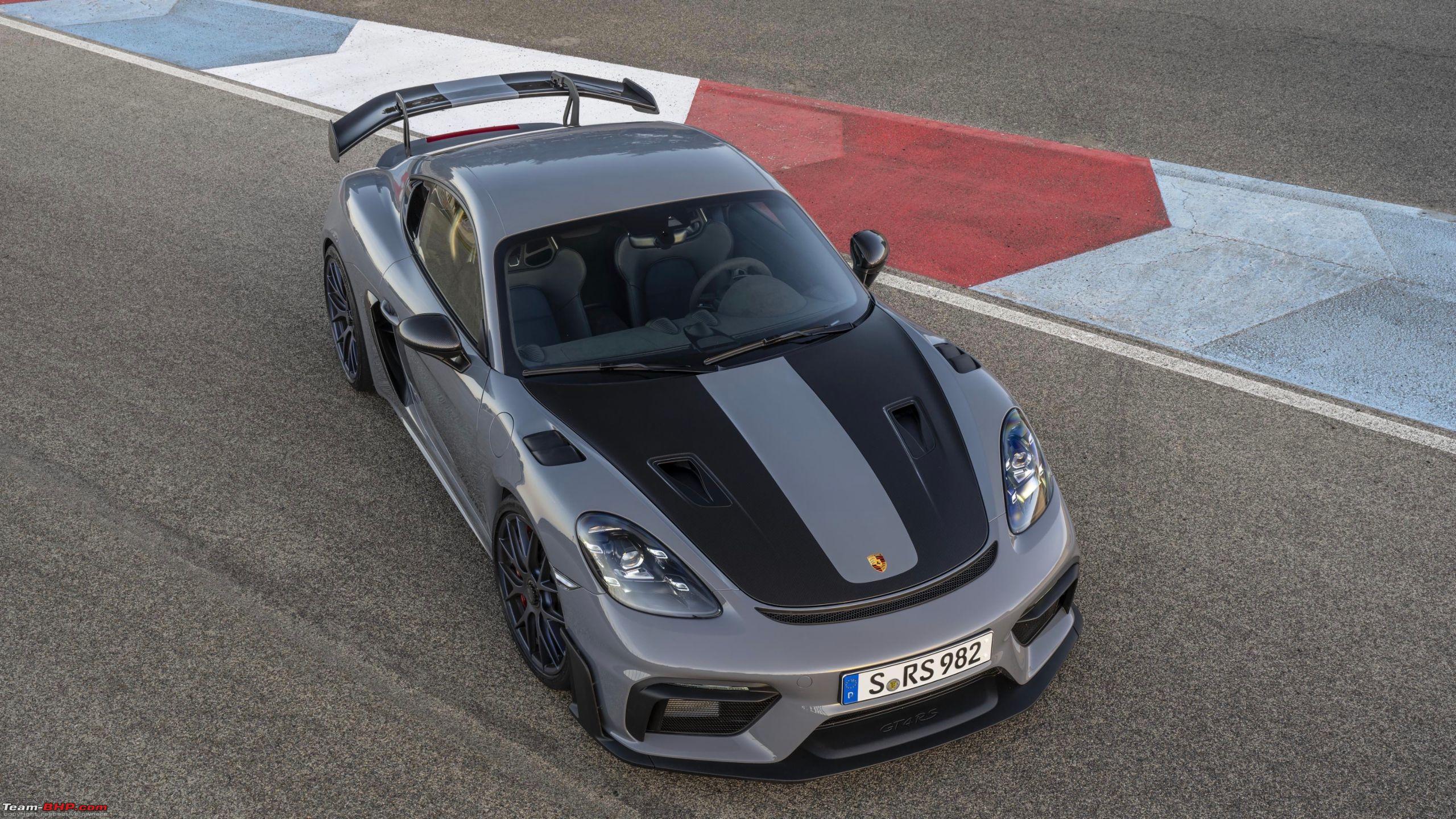 2022 Porsche 718 Cayman GT4 RS unveiled with 500 BHP and 315 km/h top