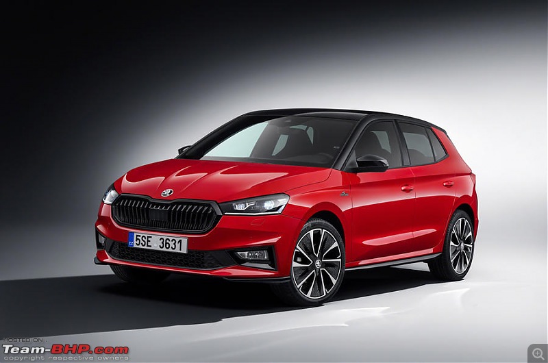 New-gen Skoda Fabia globally unveiled; larger, more powerful and efficient-montecarlo_34front02.jpg