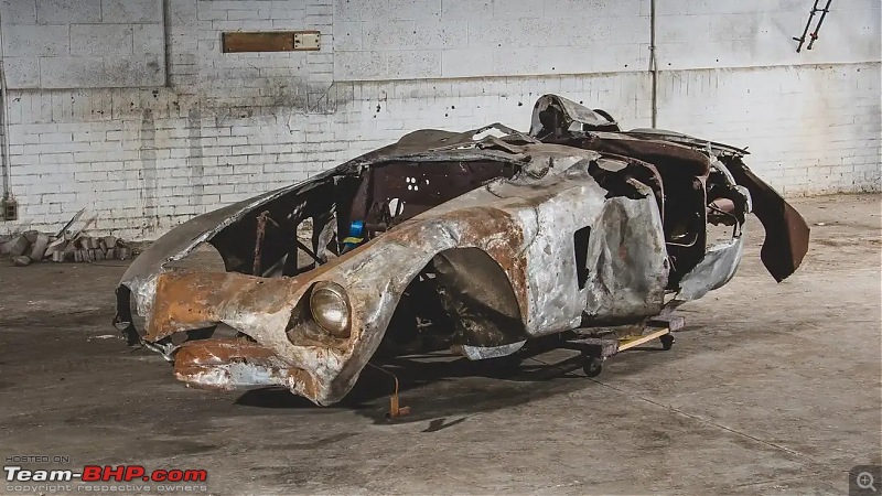 Burnt & crumpled Ferrari sold for alt=.9 million at Monterey Car Week-ferrari500mondial1.jpg