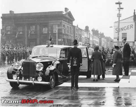 The Iconic Queen Elizabeth's Diamond Jubilee - Glimpses of Her Rendezvous With Cars!-1950sroyal-car.jpg