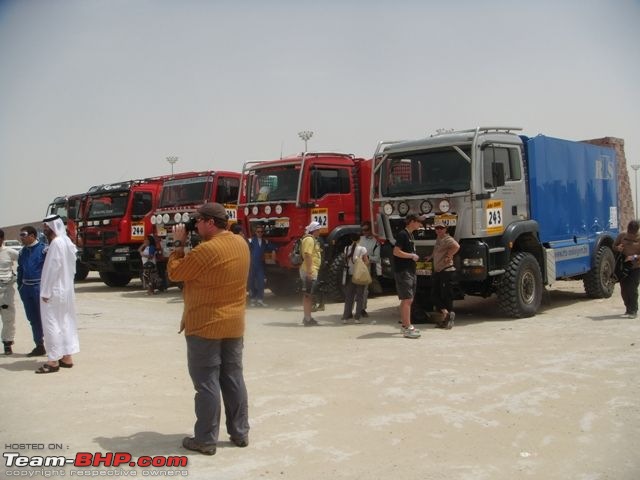 Team BHPians at Abu Dhabi Desert Challange 2010-trucks_line_up_1.jpg