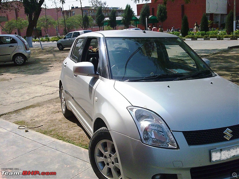 Maruti Swift Petrol + CNG Kit: 180,000 km of a committed relationship. EDIT: Now sold!-at78000kms.jpg