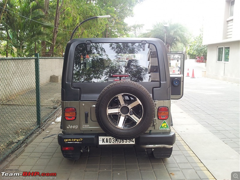 Call of the wild - Mahindra Thar CRDe-rear.jpg