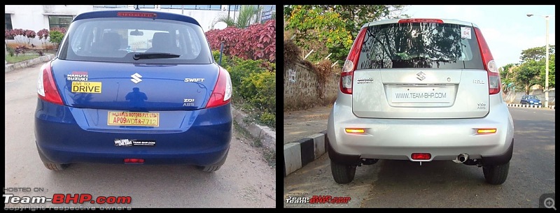 The story of a Blue Streak a.k.a Maruti Swift ZDi (Torque Blue). 1,20,000 km up & now sold-rear.jpg