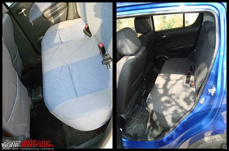 The story of a Blue Streak a.k.a Maruti Swift ZDi (Torque Blue). 1,20,000 km up & now sold-rear-seat.jpg