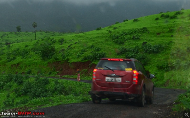 The "Duma" comes home - Our Tuscan Red Mahindra XUV 5OO W8 - EDIT - 10 years and  1.12 Lakh kms-023-aamchi-picnic-kondeshwar-waterfall-057.jpg