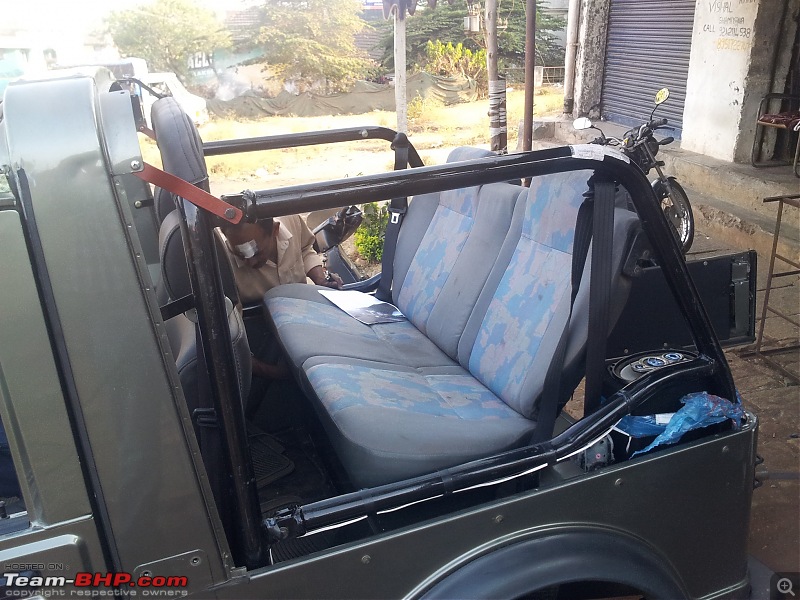 Call of the wild - Mahindra Thar CRDe-rear-seat-fixing.jpg