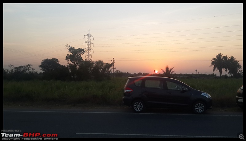 Tallboy welcomes longer companion | Maruti Ertiga VDi | The 215,000 km update-sun_set.jpg