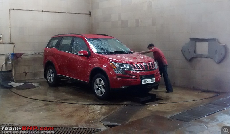 The "Duma" comes home - Our Tuscan Red Mahindra XUV 5OO W8 - EDIT - 10 years and  1.12 Lakh kms-img_20140531_170226153.jpg