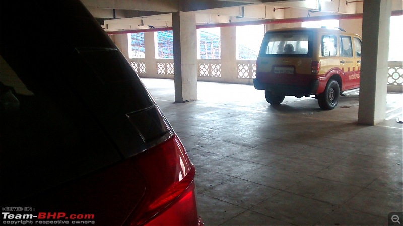 The "Duma" comes home - Our Tuscan Red Mahindra XUV 5OO W8 - EDIT - 10 years and  1.12 Lakh kms-1.jpg