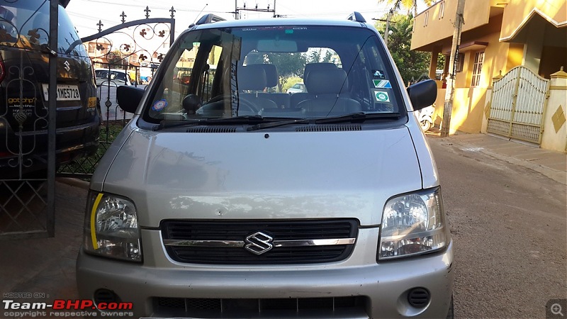 My Maruti Wagon-R F10D: 16 years, 258,000 kms, makes way for the Baleno!-front-grille.jpg