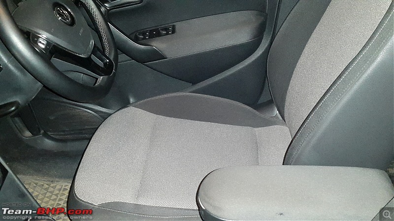 VW Polo GT TSI: Dr. Jekyll and Mr. Hyde - Wife's Car by day, Hot Hatch by night-armrest-vs-upholstery.jpg