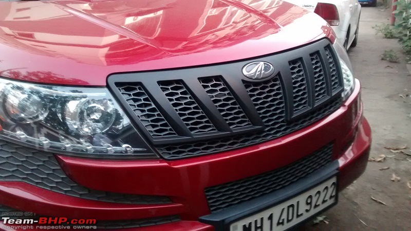 The "Duma" comes home - Our Tuscan Red Mahindra XUV 5OO W8 - EDIT - 10 years and  1.12 Lakh kms-img_20150428_185353580.jpg