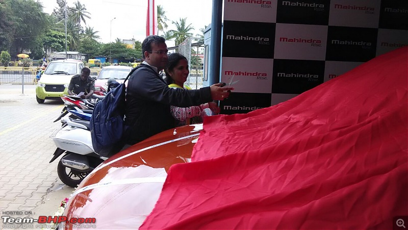 Ownership tales of Orange Cheetah, my 2015 Mahindra XUV5OO W10 FWD. EDIT: Sold after 150,000 km-ribboncutting.jpg