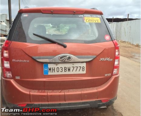 My Sunset Orange Mahindra XUV500 AWD W10. EDIT : 40000 km service update-new-live-drive.jpg