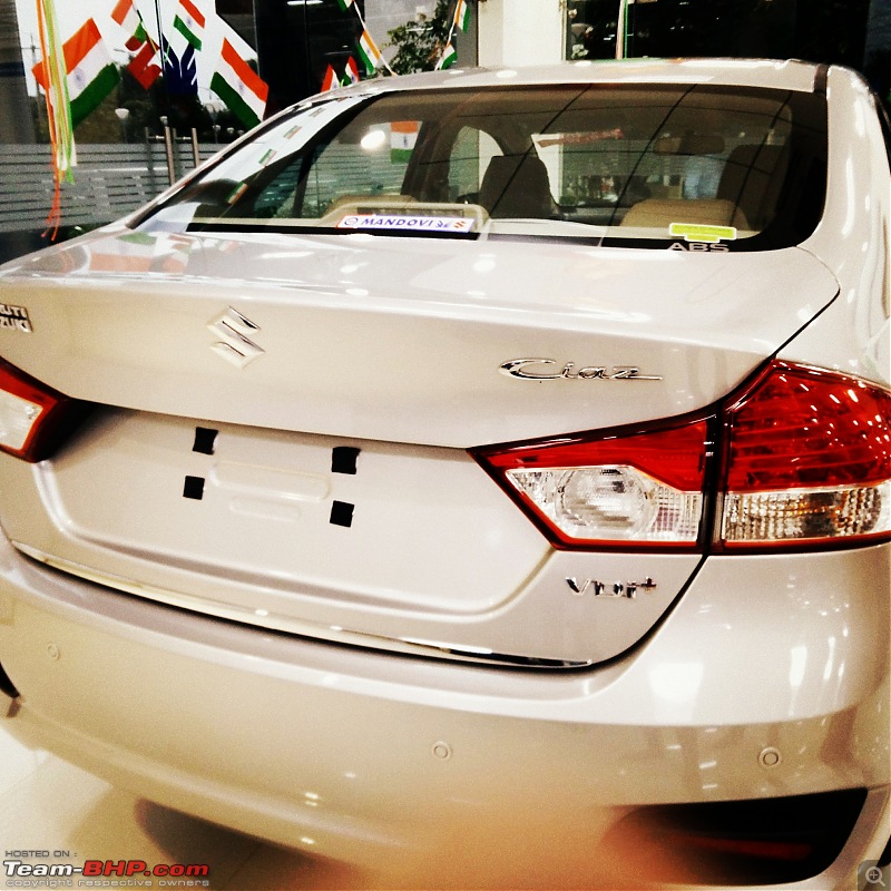 Comfort, Intelligence, Attitude & Zeal - Maruti Ciaz ZXi+ Ownership-img_20150821_215436.jpg