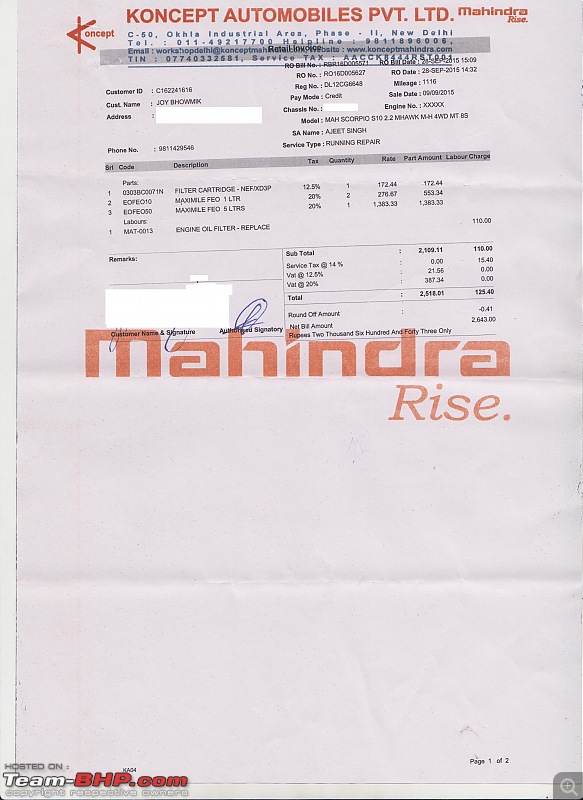 Raging Red Rover (R3) - My Mahindra Scorpio S10 4x4. EDIT: Sold!-20mahindra-bill.jpg