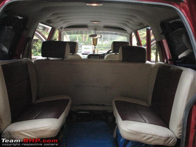 Tavera 10 Seater Interior