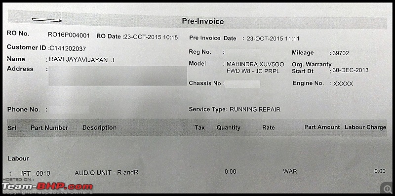 Mahindra XUV500 W8 FWD: My Pet Purple Cheetah EDIT: Sold!-img_20151023_120107.jpg