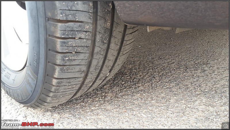 Tallboy welcomes longer companion | Maruti Ertiga VDi | 241,500 km-tire-rear.jpg