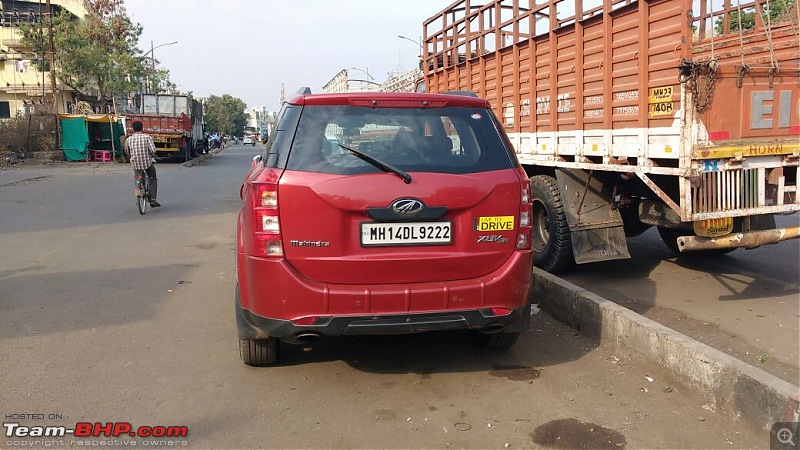 The "Duma" comes home - Our Tuscan Red Mahindra XUV 5OO W8 - EDIT - 10 years and  1.12 Lakh kms-rearended-9.jpg