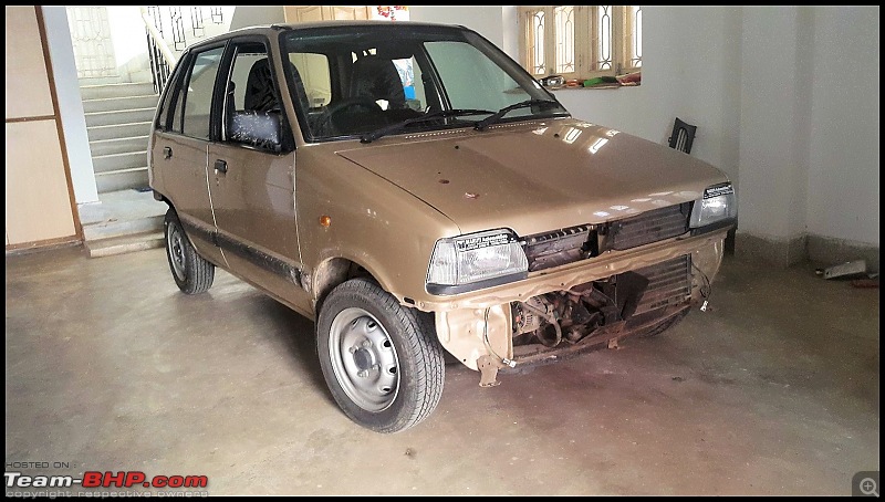 The love of my life - A 2000 Maruti 800 DX 5-Speed. EDIT: Gets export model features on Pg 27-20150521_152647.jpg