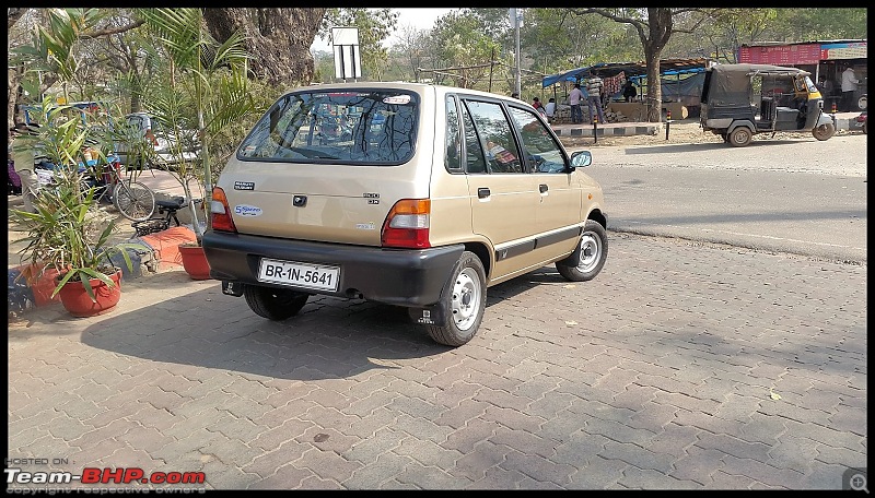 The love of my life - A 2000 Maruti 800 DX 5-Speed. EDIT: Gets export model features on Pg 27-20160220_135712.jpg