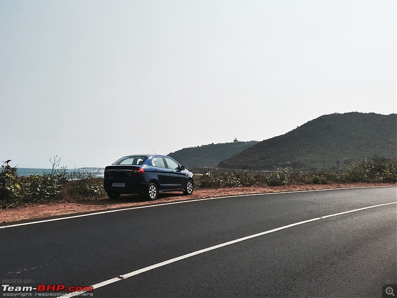 Ford Aspire TDCi : My Blue Bombardier, flying low on tarmac. EDIT: Now sold-coastline.jpg