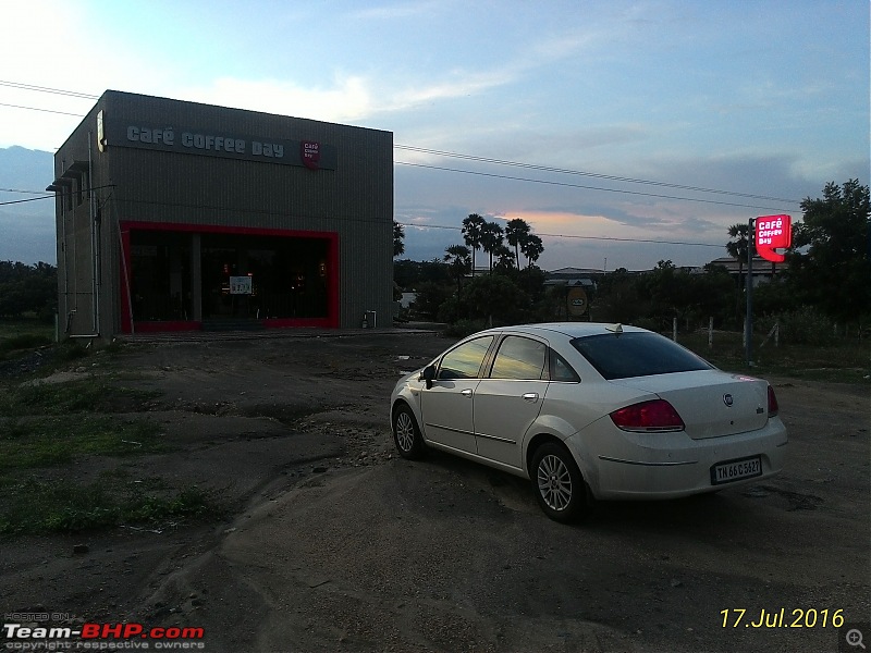 Code6'd Fiat Linea MJD: 100,000 kms & counting!-trichyccd.jpg