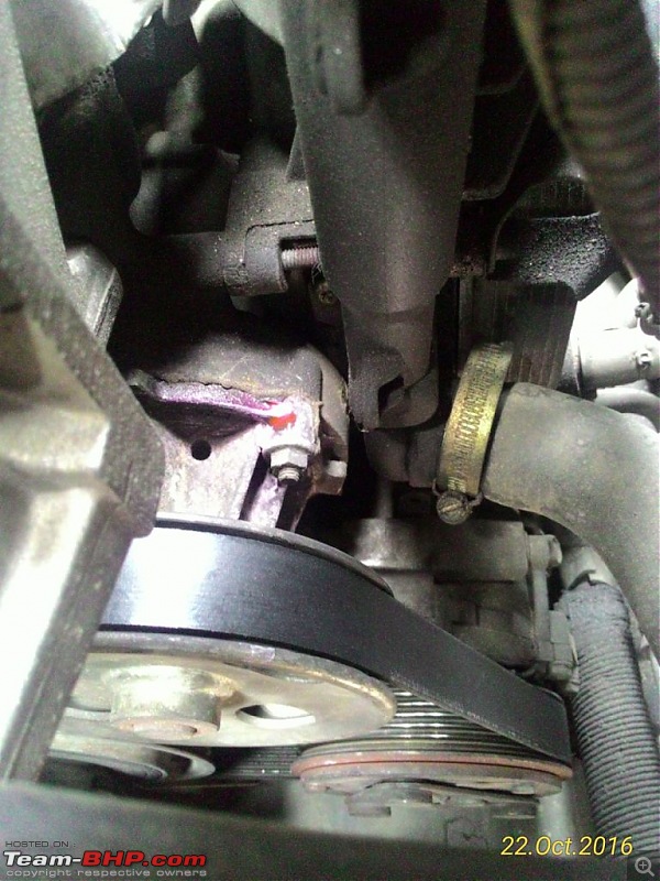 Code6'd Fiat Linea MJD: 100,000 kms & counting!-waterpump.jpg