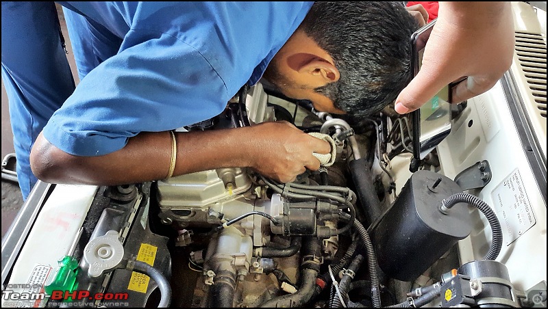 The love of my life - A 2000 Maruti 800 DX 5-Speed. EDIT: Gets export model features on Pg 27-arjun-cleaning.jpg